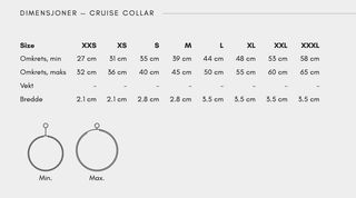 NON-STOP CRUISE COLLAR SVART