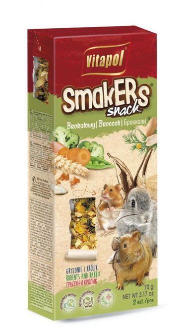 Hovedbilde VP KRACKERT GNAGER M/BROCOLI 2STK 