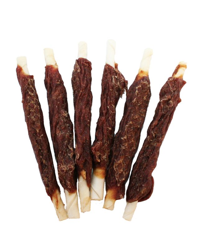 2PETS TYGGEPINNE M/LAM MALT 12CM 30-PK, 400G 