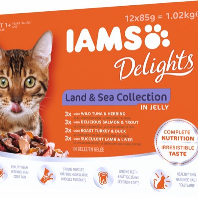 Hovedbilde IAMS ADULT LAND & SEA COLLECTION IN JELLY