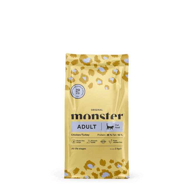 Hovedbilde Monster Cat Adult, Chicken/Turkey 