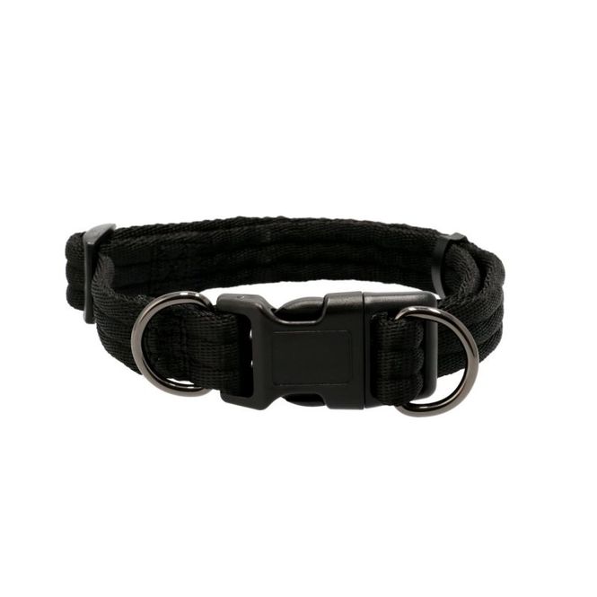 Hovedbilde DOGMAN VERA HALSBÅND SORT 25mm 38-66cm 