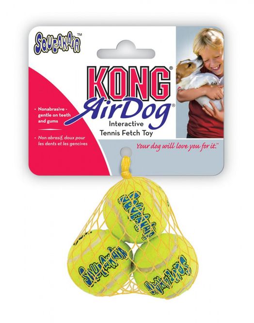 Hovedbilde KONG AIR SQUEAKER BALL S 3PK