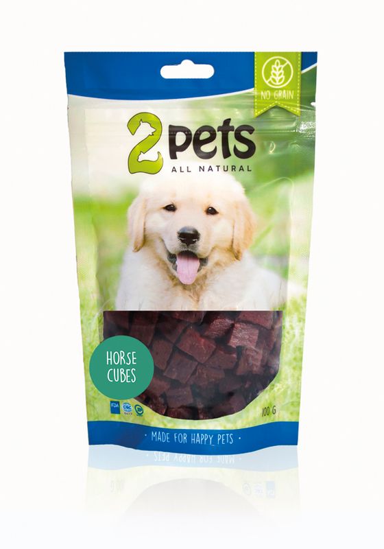 2PETS HORSE CUBES 100G 