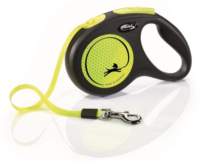 Hovedbilde FLEXI CLASSIC NEW NEON TAPE M 5M SORT/NEON GUL ...