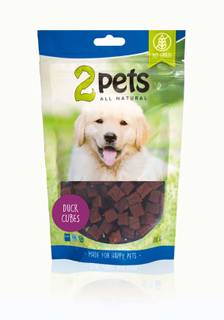 2PETS DUCK CUBES 100G 