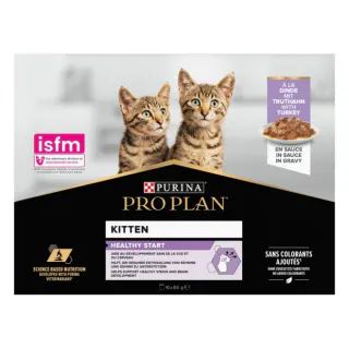 PROPLAN VÅTFOR KITTEN KALKUN 10x85g