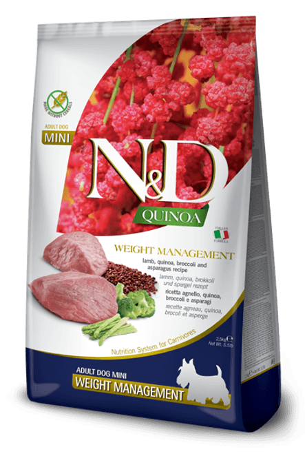Hovedbilde FARMINA N&D WEIGHT MANAGEMENT LAMB MINI 2,5KG