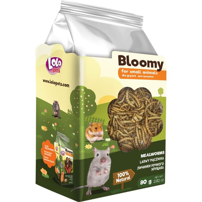 Hovedbilde LOLO PETS BLOOMY MEALWORMS 80g