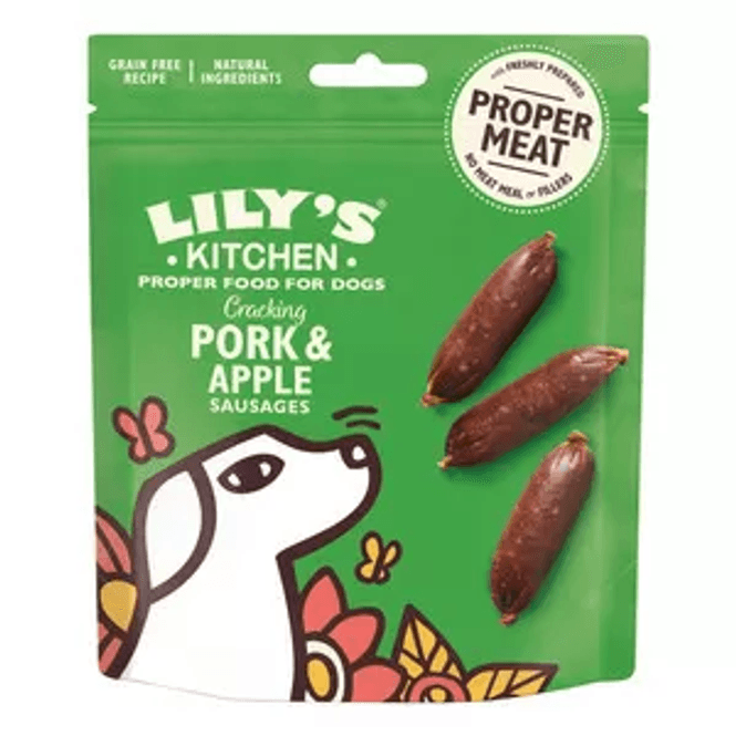 Hovedbilde Lily´s Kitchen Cracking Pork & Apple Sausages for ...