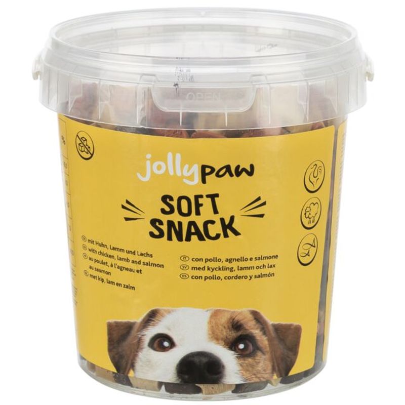 JOLLYPAW SOFT SNACK M/KYLLING, LAM, FISK