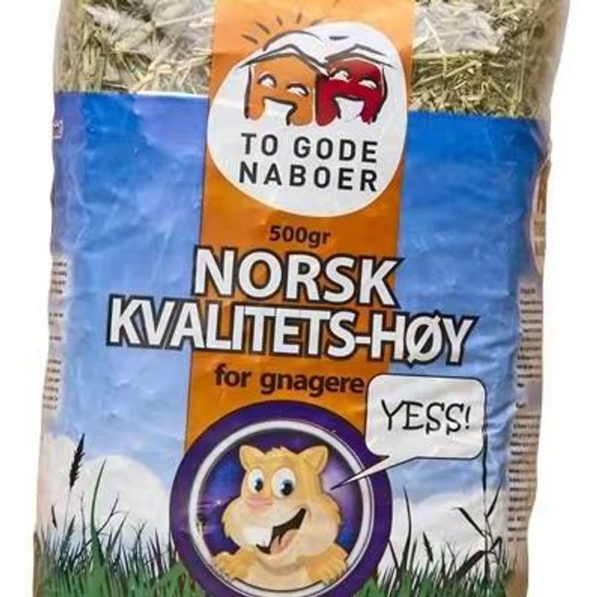 Hovedbilde 2 GODE NABOER HAVRE-ALFALFA HØY UTEN TIMOTEI 500G ...