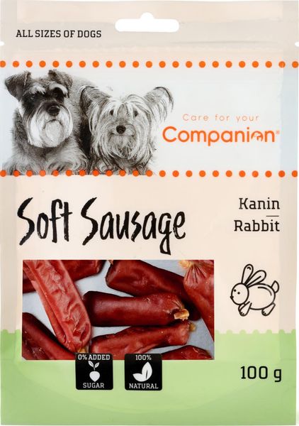 Hovedbilde COMPANION RABBIT SAUSAGE 550G