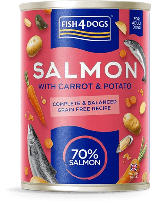 Hovedbilde F4D Salmon with Carrot & Potato 395g