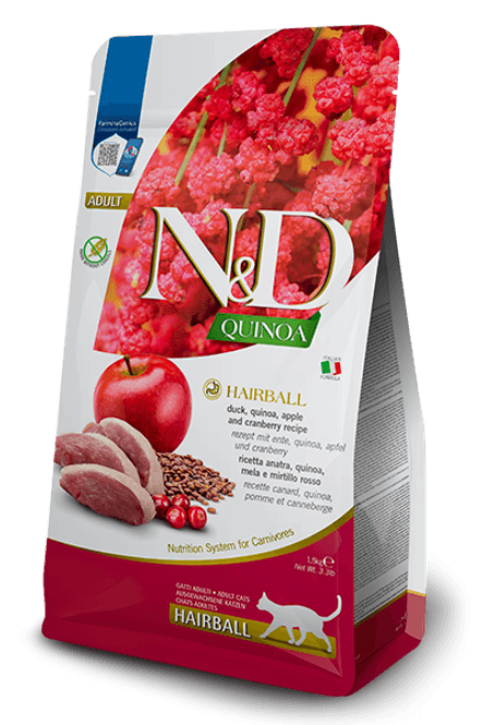 Hovedbilde FARMINA N&D QUINOA HAIRBALL 1,5kg