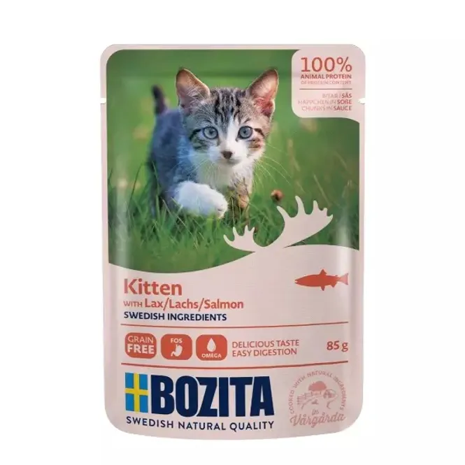 Hovedbilde BOZITA LAKS BITER I SAUS 85G KATTUNGE