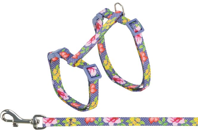 Hovedbilde Kattesele Blomst M/Kobbel 27-45cm/10mm 1,20m