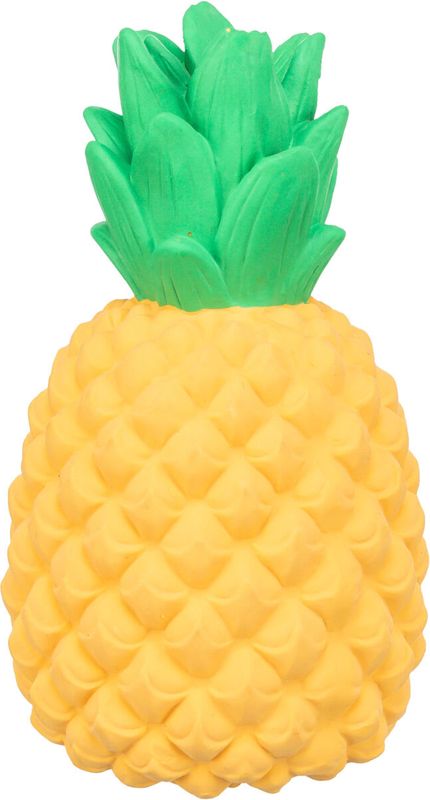 Hundeleke Latex Ananas 14cm M/Lyd
