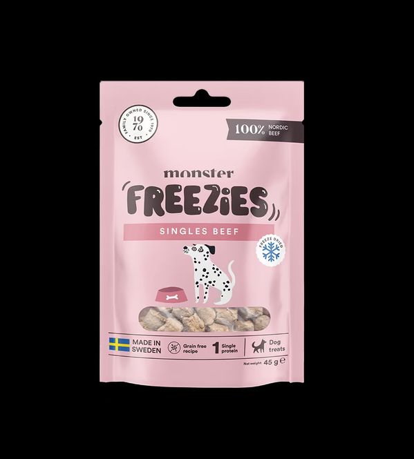 Hovedbilde Monster Freeze Dried Treats Singles Beef