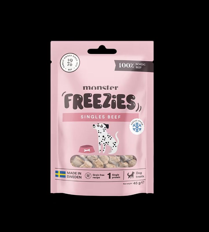 Monster Freeze Dried Treats Singles Beef