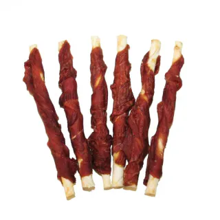 2PETS TYGGEPINNE BEEF, MALT 12CM 30-PACK