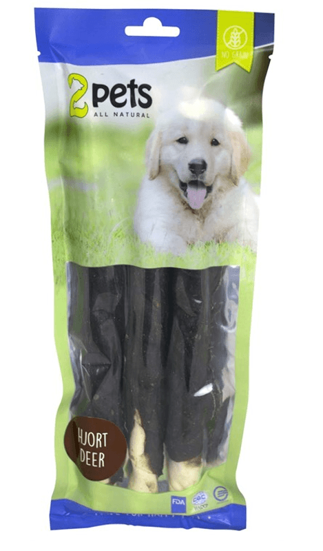 2PETS DEER CHEWBONE 17CM 3PK