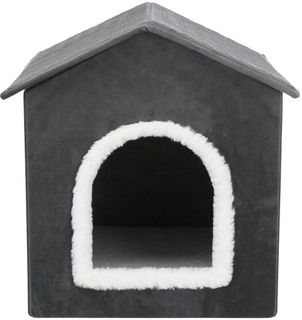 KATTE / HUNDEHULE LIVIA GRÅ 38x44x41cm