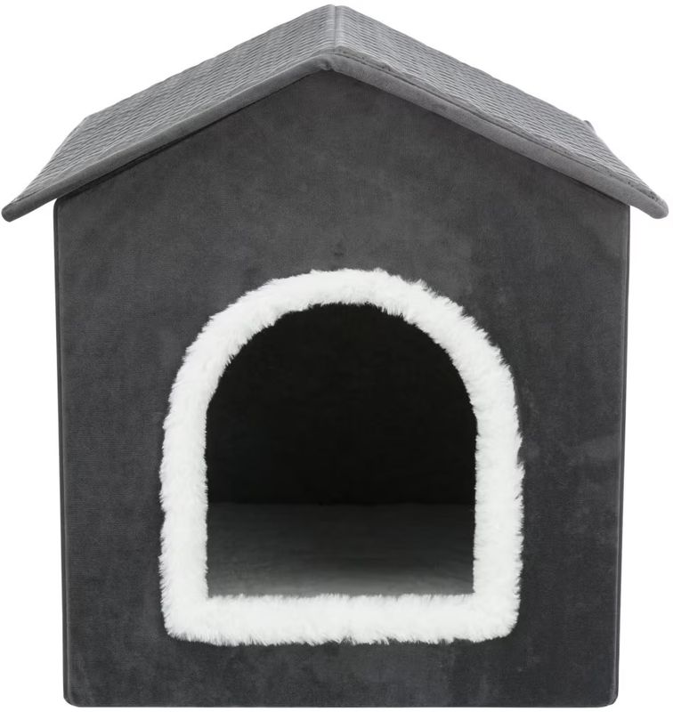 KATTE / HUNDEHULE LIVIA GRÅ 38x44x41cm