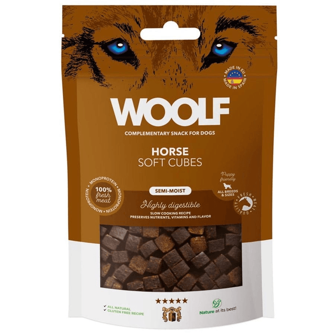 Hovedbilde Woolf Soft Cubes Horse 100g